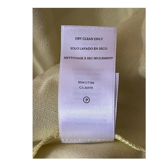 Rails Dress Cindi satin sleeveless v neck satin chartreuse size XXL - Picture 7 of 8